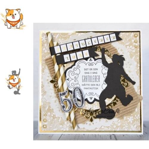 Shooting Action Football Metal Cutting Dies Scrapbooking Stencil DIY Embossing Craft Die Cuts Card Making New Dies For 2019