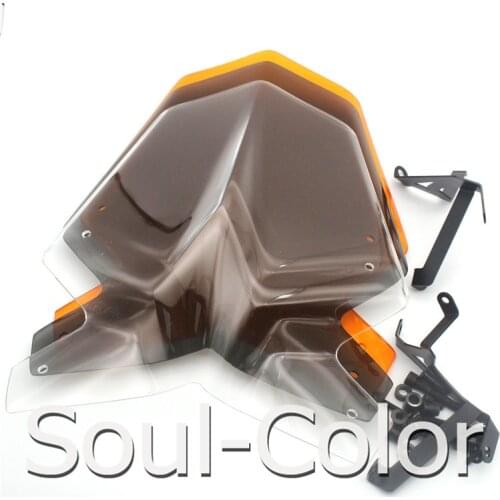 Motorcycle Sports Windshield WindScreen Visor Viser Fits For Duke 125 390 2017 2018 Duke125 Duke390 17 18 Double Bubble