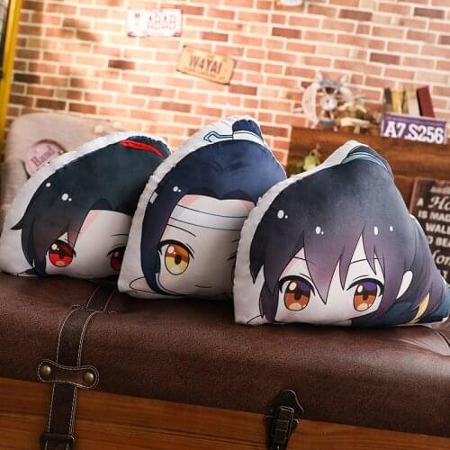 50cm Mo Dao Zu Shi Plush Doll Pillow Wei Wuxian LanWangji Cartoon Figure Bolster Pillow Fans Gift Anime Around