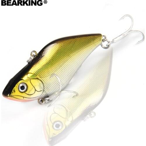 Bearking 5pcs/lot Only for promotion,!Quality A+ fishing lures, 70mm/13.8g vib, 5 different colors each lot,free shipping