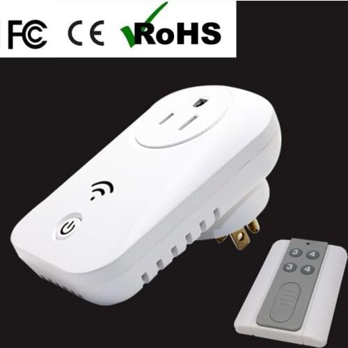 The most ideal USA standard 10A AC110V/220V portable power socket good quality electric socket plug socket with remote control