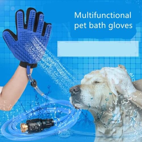 Pet Cat Dog Cleaning Bath Shower Head Device Multi-functional Comb Water Sprayer Brush Glove Grooming Massage for Dogs