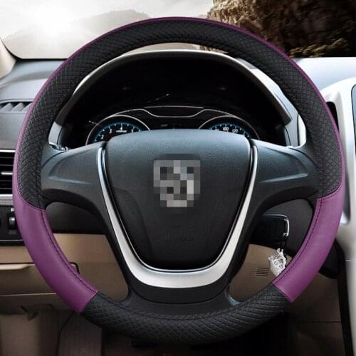 Sport Auto Steering Wheel Covers Anti-Slip Automotive Accessories V70,C3,i30,B7,C6 Steering Wheel Cover Auto Accessories