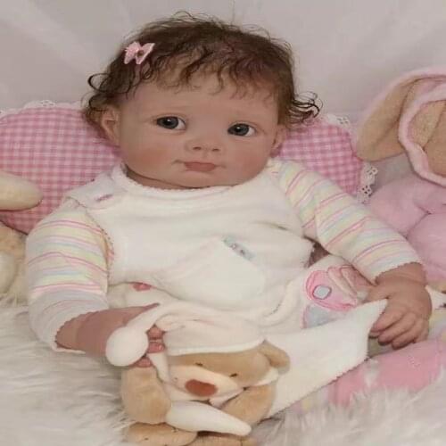 50cm Reborn Baby Reborn Baby Doll Kit Reborn Toys Reborn Doll Bebe Reborn Vinyl with Clothing New Born Baby Items