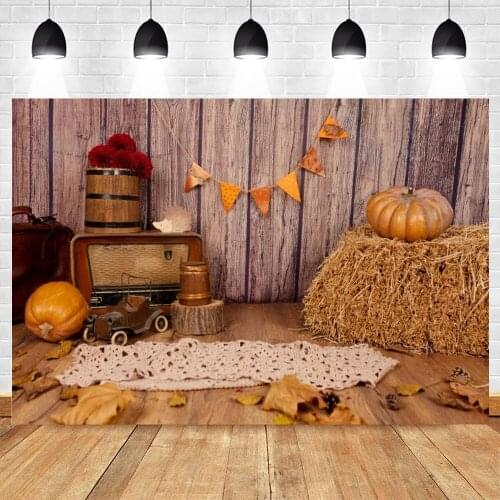 Yeele Photocall Autumn Wood Farm Haystack Baby Portrait Backdrop Banner Photography Background For Photo Studio Photophone Prop