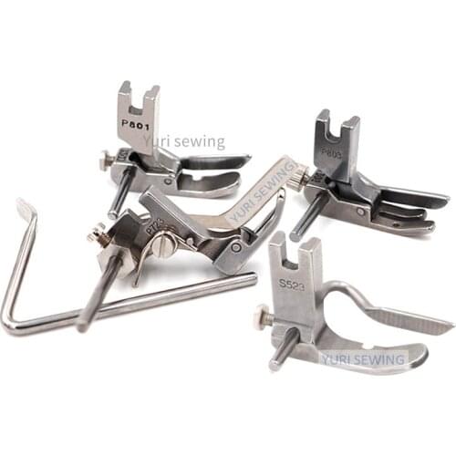 P723/P801/P803/S523 industrial sewing machine parts flat machine adjust pressure foot around guage steel double guide rod clamp