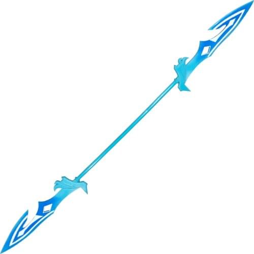 2021 Hot Game Genshin Impact Tartaglia Cosplay Prop Sword Spear 2 Forms Headwear Ajax Cosplay Weapon Party Cosplay Accessories