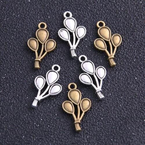 20pcs 13*23mm Two Color New Product Twig Pendant Plant Pendant Metal Alloy DIY Jewelry Necklace Logo