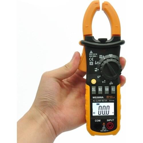 20pcs MS2008A 2000 Counts Professional LCD Digital Multimeters w/2F Back light Leakage kitchen tool