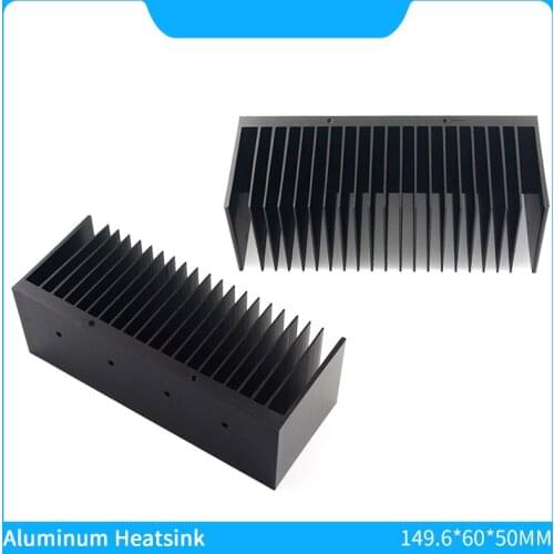 Aluminum Heatsink Radiator Cooling for For Electronic Chip IC LM3886 TDA7293 Chips Heatsink Cooler Plates 149.6*60*50mm
