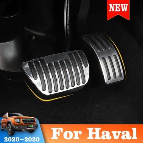 Car Pedals Foot Fuel Brake Clutch Foot Rest Cover Pad For Great Wall Haval 2020 Car Styling Accessories