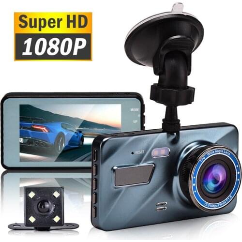 Car DVR Camera 1080P Dash Cam Video Recorder 3.6 Rear View Dual Lens Full H D Car Camera Cycle Recording Car Spuer Night Vision