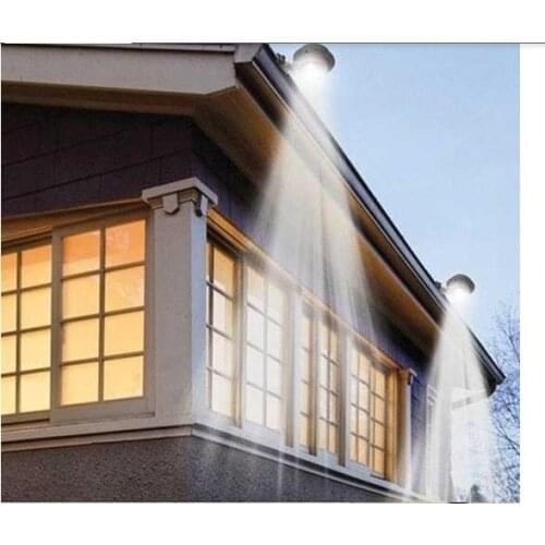 Free fast ship Solar Fence Light solar powered+3 bright LED solar Gutter Light Outdoor Garden Yard Wall Pathway Lamp 500sets/Lot