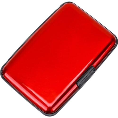 RFID Aluminum Wallet Credit Cards Holder Business Card Case Metal ID Case for Men Women