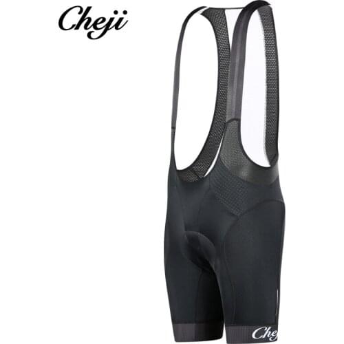 CHEJI Cycling Bibs Shorts Mountain Bike Breathable Mens Bike Gel Padded Tights Bicycle Pants