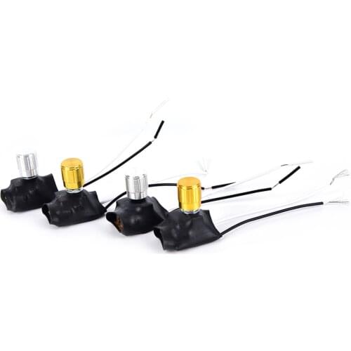 Hot NEW 220V 1A , 3A Tone Table Lamp Full Range Dimmer Rotary Switch 2 Way Gold/Silver Color High Quality