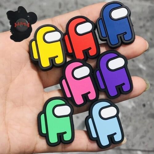 7PCS PVC Hot Game Robot Fridge Magnet Cute Decorate Home Kitchen Cartoon Note Sticker Refrigerator Magnets Kids Gift Stationery