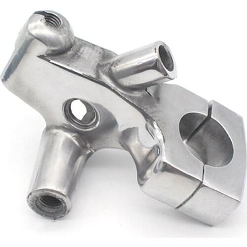 Motorcycle 25mm Mirror Base Mount Scooter Clutch Perch Holder for Honda Shadow 400 750 Steed 400 600