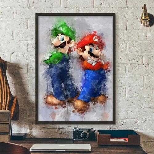 Super Games Diy 5D Diamond Painting Disney Mosaic Embroidery Full Round Square Drill Cross Stitch Kits Home Decor Child Craft