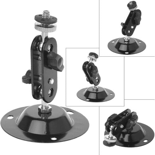 Wall Mount Bracket Monitor Holder Security Rotary CCTV Surveillance Camera Stand