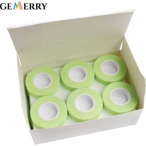 Non-woven Grafted Eyelash Tape Breathable Green Adhesive Tape Eyelash Extension Patches Building Sensitive Resistant Paper-Pads