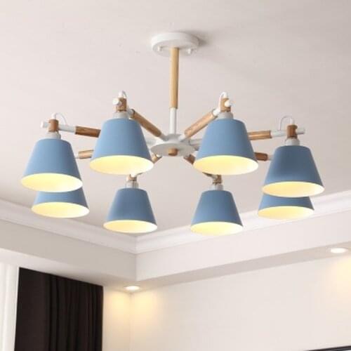 Nordic LED Wall Lamp For Bedroom Reading Wall Sconce Bedside Luminaira Modern Wooden E27 Wall Mounted Lighting Fixtures