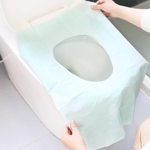 1Bag 10Pcs/lot Disposable Toilet Seat Cover Travel Tourism Business Trip Toilet Mat Pad Waterproof Toilet Paper Pad For Pregnant