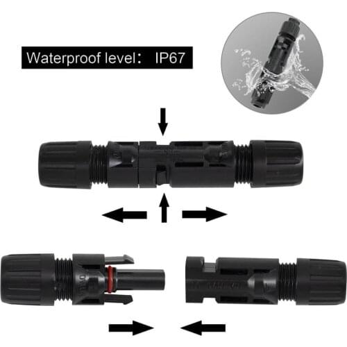 PowMr 10Pairs Connectors Male & Female + 1pair Spanner Solar Panel Connector used for Solar Cable 2.5mm2 4mm2 6mm2 IP67