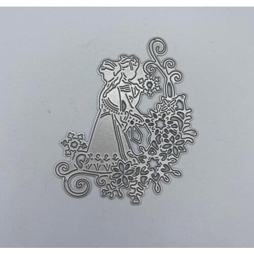 Romantic couple New Design Craft Metal Cutting Die Scrapbooking Album Paper DIY Card Craft Embossing Die Cuts