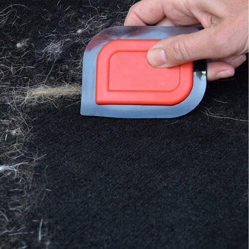 Pet Hair Remover Dog Cat Hair Removal Brush Sofa Car Detail Scraper Pet Detailer Brush For Cars Furniture Carpets Clothes