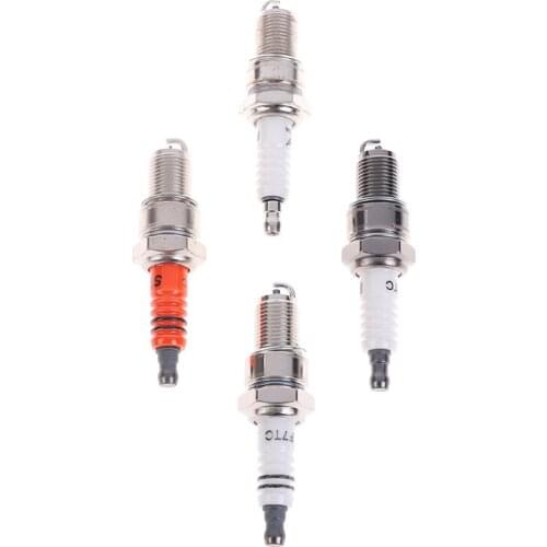 Motorcycle 3-electrode alloy spark plug F7TC/F5TC Spark Plug For GX120 GX160 GX200 GX240 GX270 GX340 GX390 Generator motorcycle