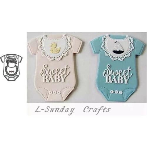 Baby Clothes Stencil Metal Cutting Die Scrapbooking Album Paper Craft Card Decor