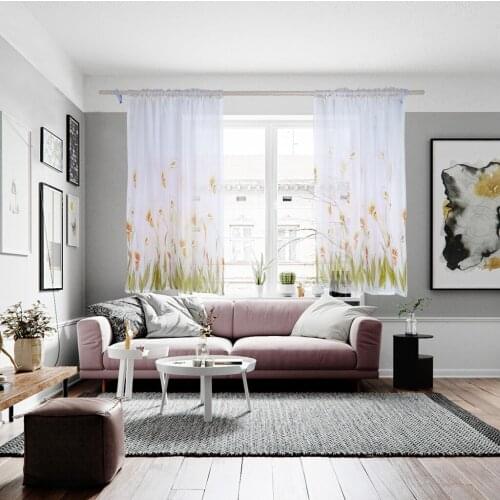 Daffodil Flower Tulle Curtain Handle Tulle Coveted 1 Fabric