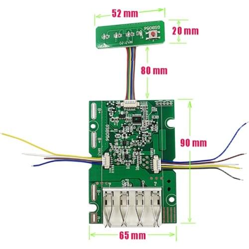 Li-ion Battery Charging Protection Circuit Board PCB For Greenworks 40V Lithium Battery Lawn Mower Cropper Grass Cutter