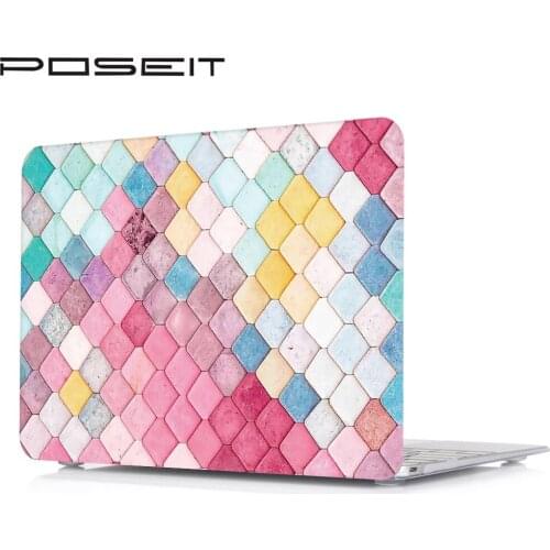 Multicolor printing Hard Cover Case +Silicone Keyboard Cover For Apple Macbook Touch bar 13 15 Air 11 13 Pro Retina 12 13 15