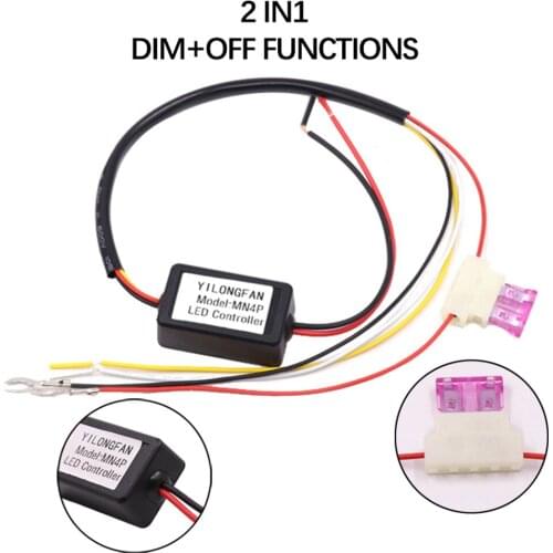 1PC 13.8V Waterproof Rating IP60 Harness DRL Controller Auto Replacement Parts Car Accessories