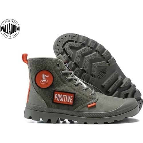 2021 Original Palladium High Top Casual Shoes Personalized Velcro Canvas shoes Men Women Personalized Walking Shoes Size 35-45