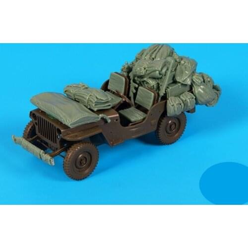 35984 WWII American Willis Jeep Resin Package Modification 1:35