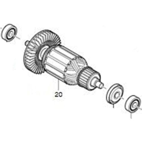 AC220-240V MAKITA 513653-1 Rotor Motor Armature for UT1305 UT2204 Rotor