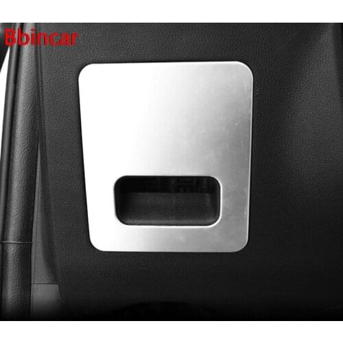 Bbincar Stainless Steel Car Front Driver Storage Frame Cover Trim Car Interior Decoration Styling For Kia Sportage 2016 2017