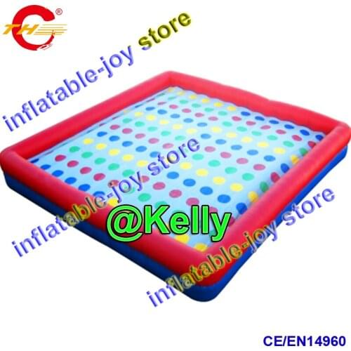 Free air shipping inflatable twister air mattress, inflatable twister sport game for sale, custom make inflatable sport games