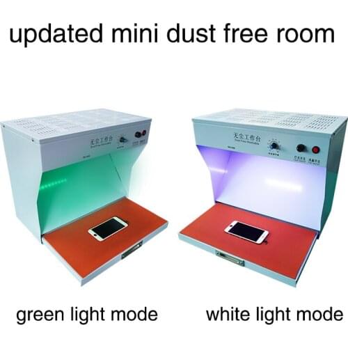 Big size Mini Dust Free Room Work Table LCD Repair Machine Cleaning Room with Mat Tools Mobile Electronic Fix Table 220V/110V