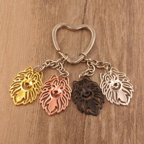 Persian Cat Animal Gold Silver Plated Keychain Gift For Bag Car Women Men Male Female Girls Boys Love Jewelry Christmas