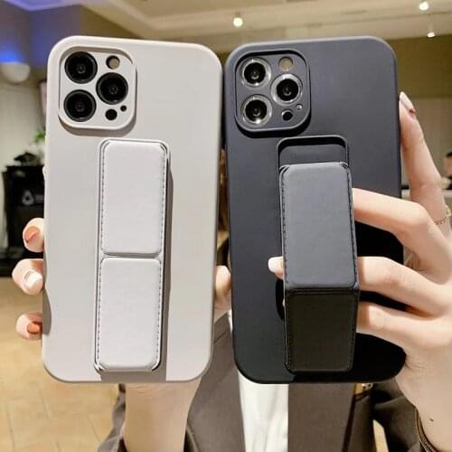 For Apple 11promax mobile phone case iPhone12 invisible bracket XR silicone xs wristband 7/8P all-inclusive anti-fall female