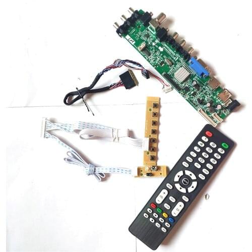 For LTN156AT30-301/401/501/601/B02 universal DVB HDMI-Compatible VGA AV TV 3663 1366*768 LVDS 40PIN LCD Controller board