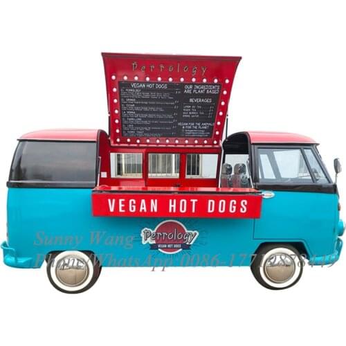 Hot sale Food Concession Trailer Coffee Cart Food Truck Caravan Trolley for sale