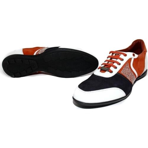 GROZ Men's White Sneakers