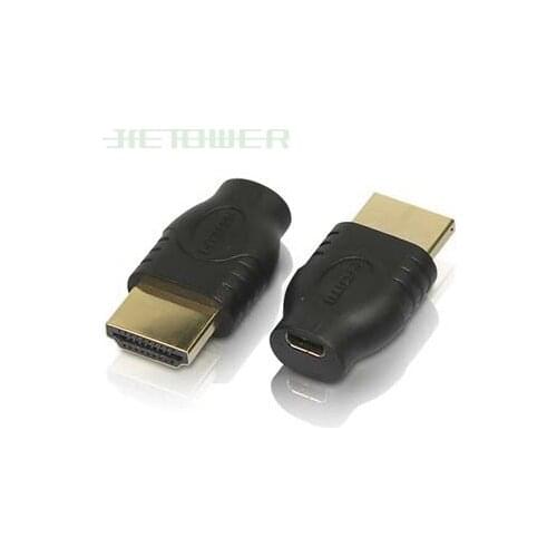 HDMI Adapter Micro HDMI D Female To HDMI C Male Adapter for HDTV Smartphone Monitor Digital Camera 100pcs/lot