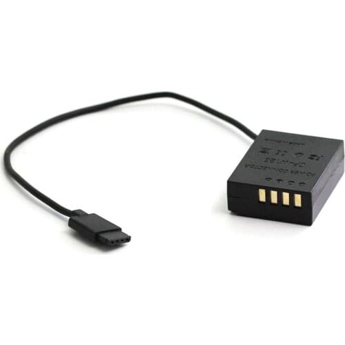 For DJI Ronin-S Gimbal Faux Battery Power Adapter Cable DC Coupler for Fuji NP-W126 XT3 XT20 XE3 XT1 Camera Decoded Faux Battery