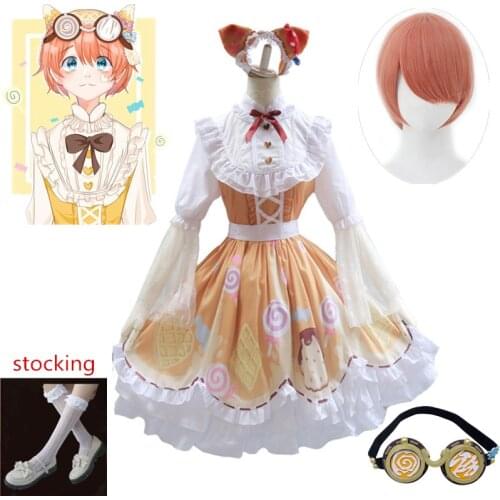 Identity V Cosplay Costume Mechanic Candy Girl Costume Cosplay Sweetie Lolita Dress Party Daily Dress Costume Full Set